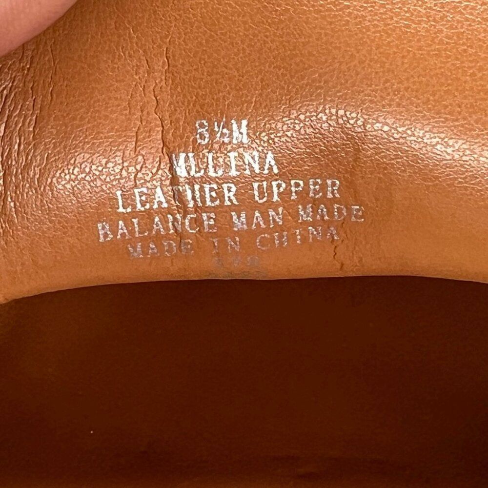 Marc Fisher Lina Platform Heels Women's Size 8.5 Beige Suede Leather Loafers - Picture 13 of 14
